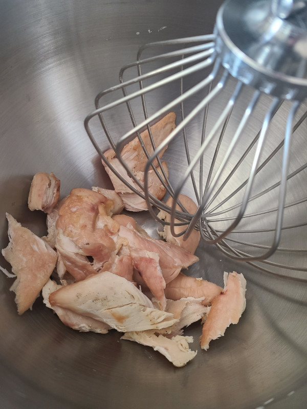 Shredding Chicken in a KitchenAid Mixer