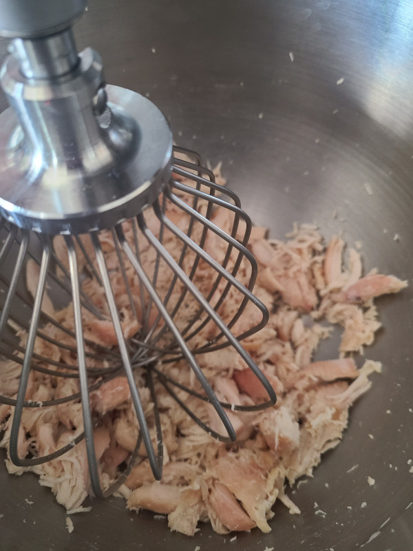 Shredding Chicken in a KitchenAid Mixer