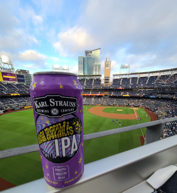 Stadium Beers 2021 - Karl Strauss Aurora Hoppyalis IPA at Petco Park