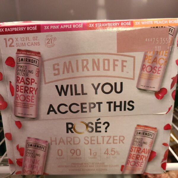 Will You Accept This Rosé from Smirnoff Packaging