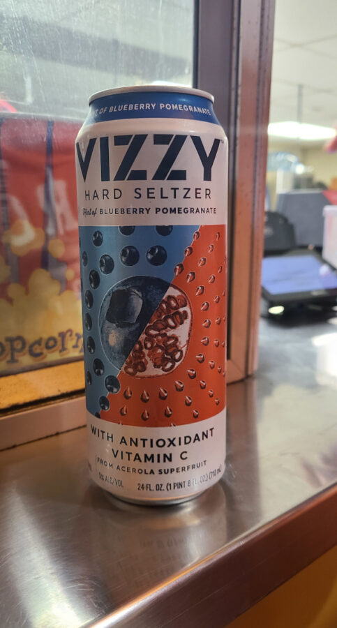 Stadium Beers 2021 - Vizzy Hard Seltzer Blueberry Pomegranate at Angel Stadium