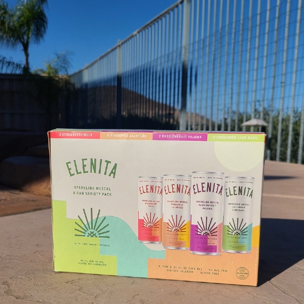 Elenita Sparkling Mezcal 8 Can Variety Pack