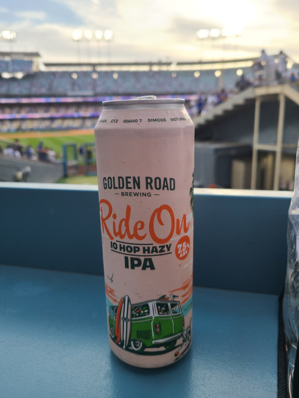 2022 Stadium Drinks - Golden Road Ride On IPA at Dodger Stadium