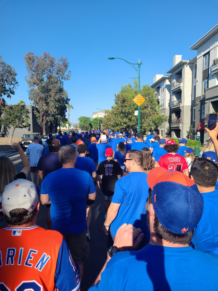 The 7 Line Anaheim 2022 Parade to Angel Stadium