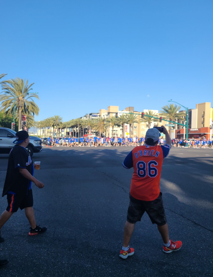 The 7 Line Anaheim 2022 Parade to Angel Stadium