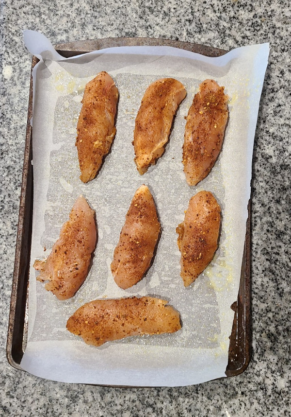 Chicken with Buffalo Rub Seasoning