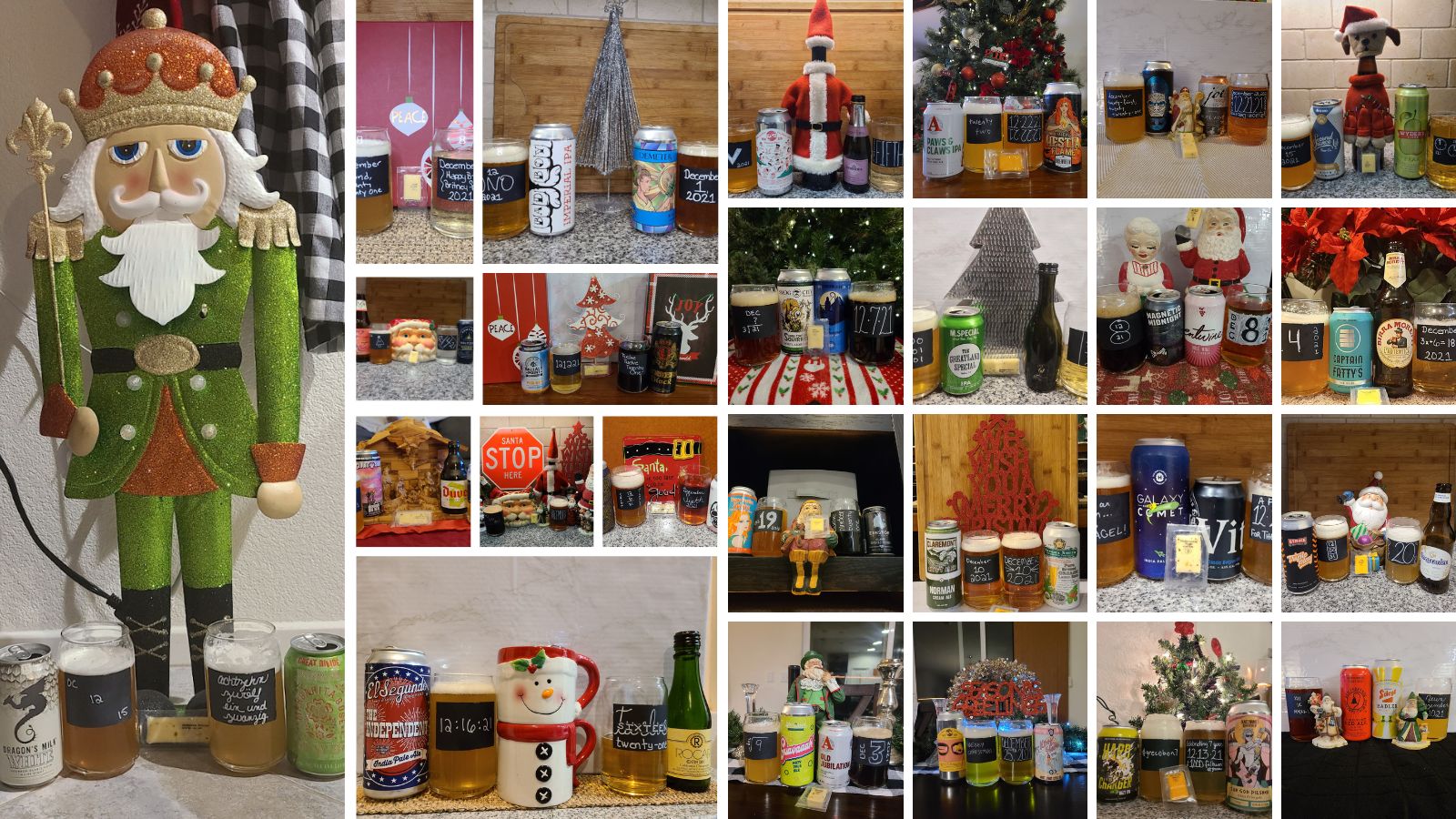 2021 Beer Advent Calendar Collage