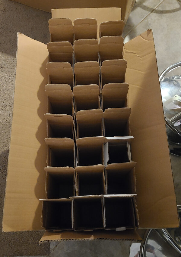 Shipping Tubes from Amazon used for 2021 Beer Advent Calendar