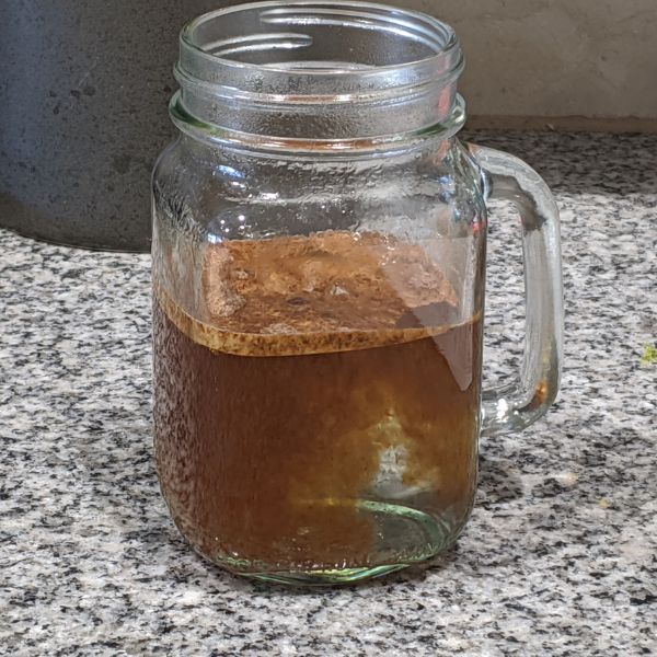 Felice Cafe AM Morning Blend after pouring