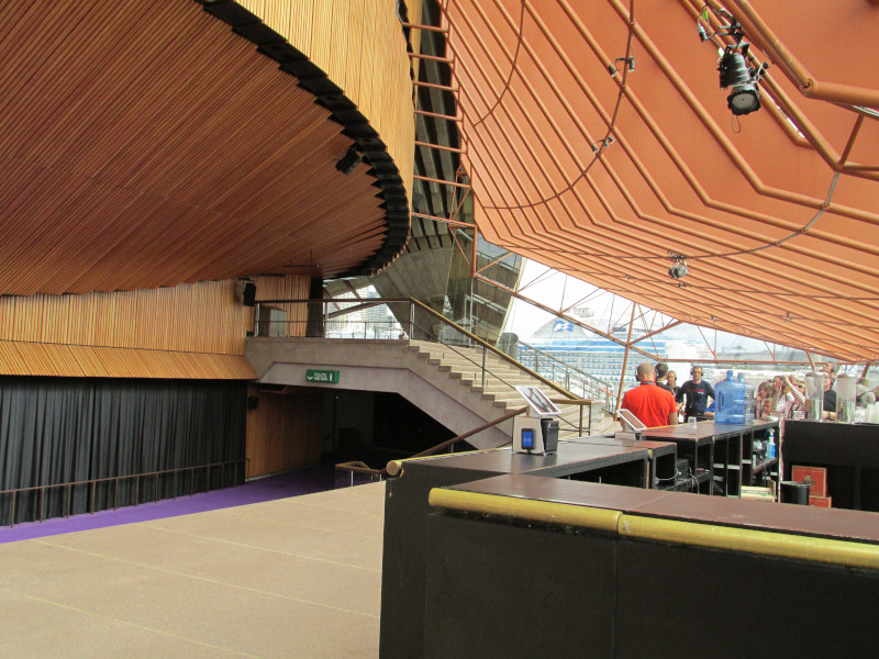 Waiting area at Sydney Opera House