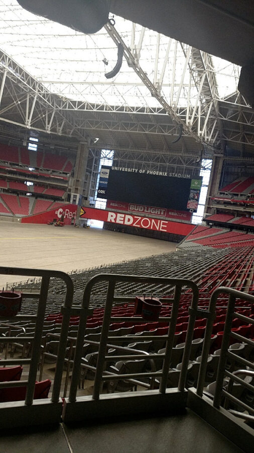 State Farm Stadium formerly University of Phoenix Stadium Field View