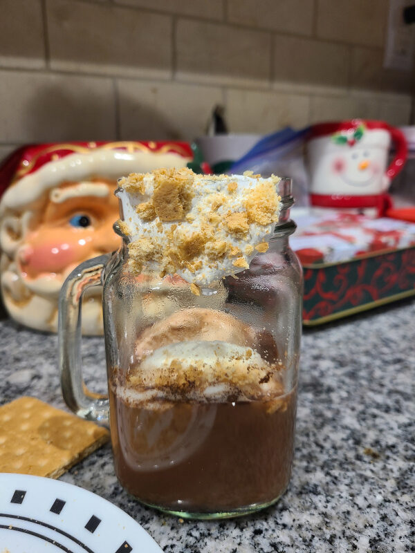 Hot and Spicy S'more Garnished Rim