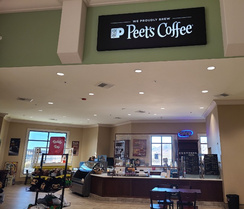 Peet's Coffee at Eddie World in Yermo, California