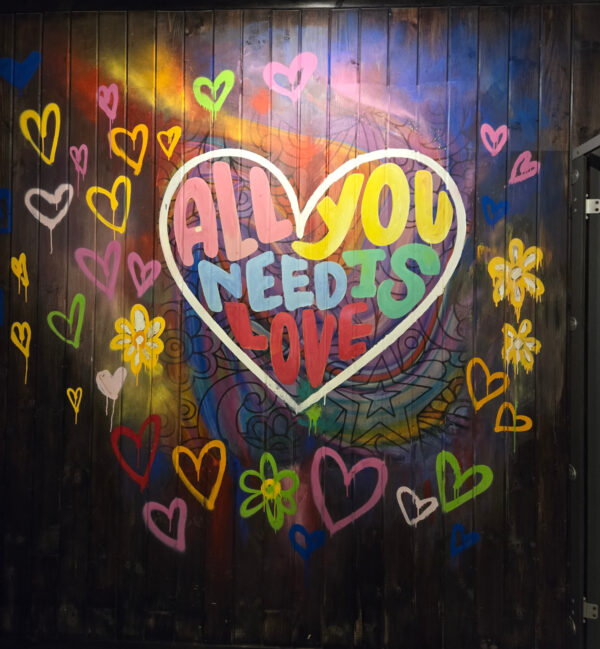 Sgt Pepper's Liverpool, Interior - All You Need Is Love Mural