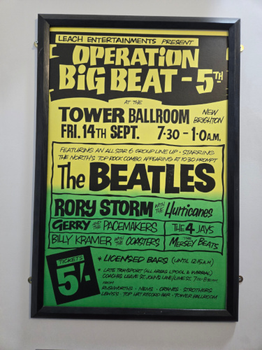 Beatles Museum, Liverpool: poster