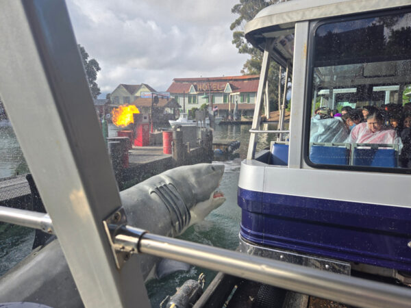 Jaws attraction during the Universal Studios Tour