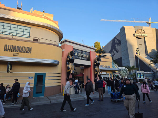 Revenge of the Mummy the Ride at Universal Studios Hollywood Lower Lot