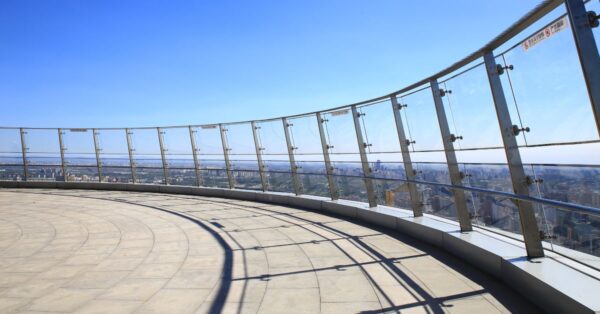Observation Deck Overlooking a City