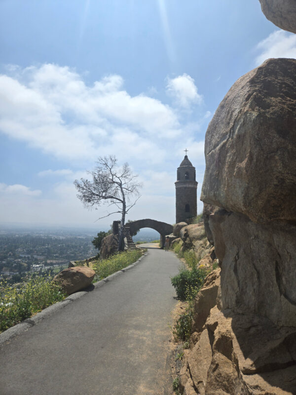 World Peace Bridge located along the trail at Mt. Rubidoux