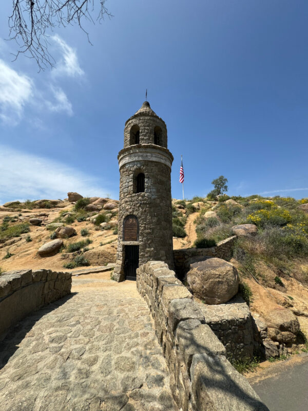 World Peace Bridge located along the trail at Mt. Rubidoux