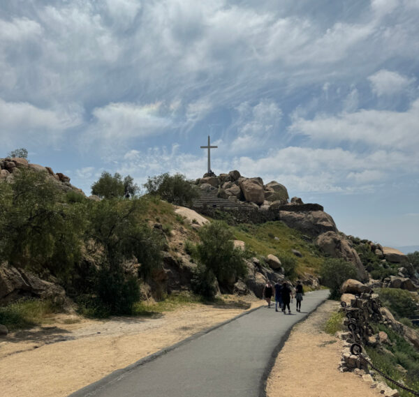 Hiking along Mt. Rubidoux