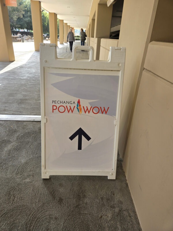 Pechanga Pow Wow signs to access event