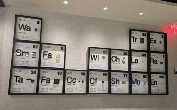 Decor at Delta Sky Club at LAX