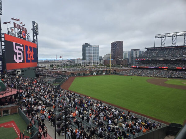 Oracle Park, home of the San Francisco Giants