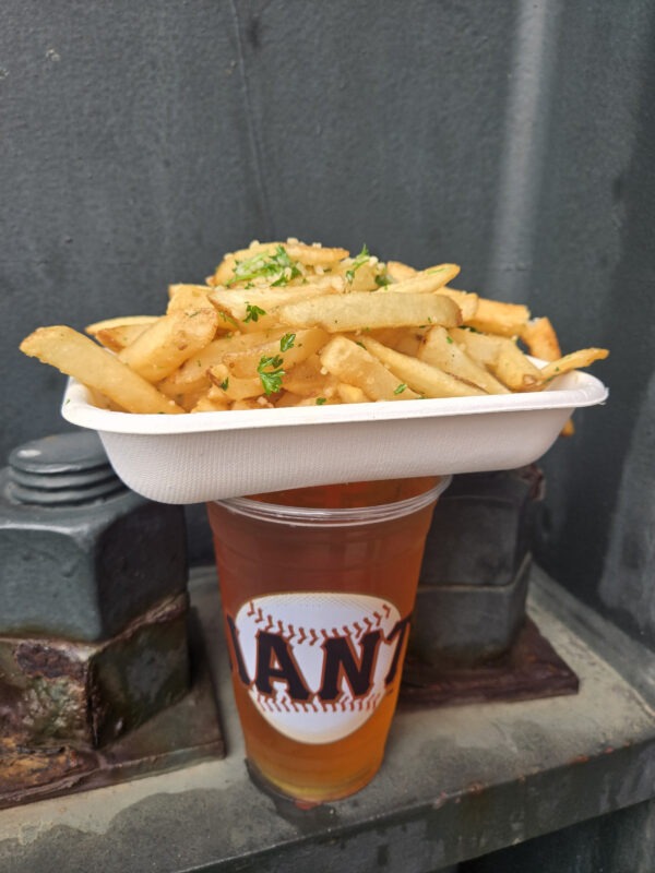 Garlic Fries at Oracle Park, home of the San Francisco Giants