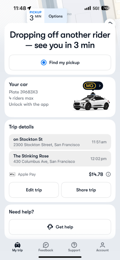 Waymo Driverless Car App