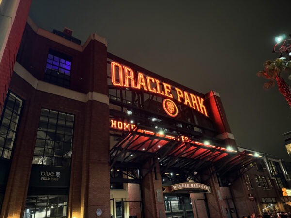 Oracle Park, home of the San Francisco Giants